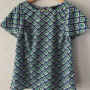 Banana Republic Blouse💙💚🤍